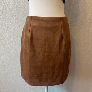 Oi Skirt Women's Small Brown Mini
